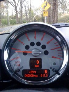 Odometer 15 mos. 3-28-2010