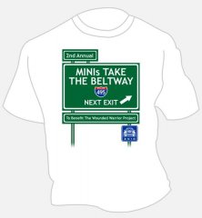 MINIs Take the Beltway 2010 T-Shirt