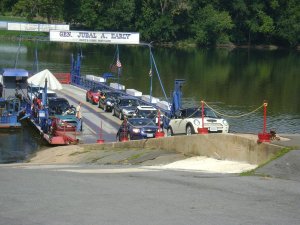 DEPARTING THE FERRY