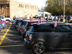 All MINIs out for a great cause.