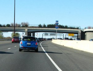 There you are, a MINI and I-495.